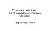 La crisi economica e finanziaria: ovvero il ritorno della macroeconomia