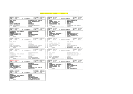 Calendario Allievi interprovinciali 2015-2016