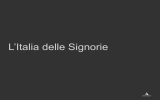 L`Italia delle Signorie