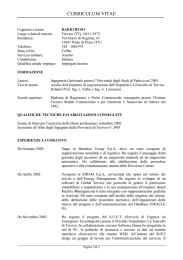 Se volete visualizzare il mio curriculum