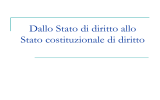 Dallo Stato di diritto allo Stato costituzionale di diritto