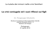 Aprile 2012 - LA CRISI CONIUGALE ED I SUOI RIFLESSI SUI FIGLI