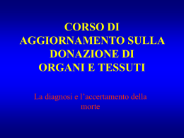 DEFINIZIONE DI MORTE