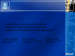 Lotus Notes non risponde più alle tue esigenze? Stai pensando a