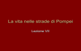 La vita nelle strade di Pompei