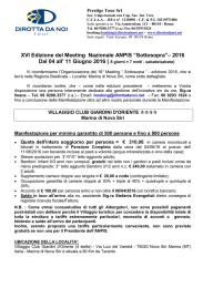 XVI Edizione del Meeting Nazionale ANPIS “Sottosopra”– 2016