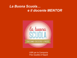 la buona scuola e.. il docente mentor