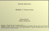 Sistemi Operativi Modulo 2: Concorrenza