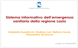 Il sistema informativo del Lazio (ppt 991 Kb)