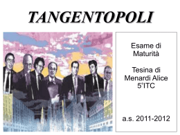 tangentopoli - Polo Valboite