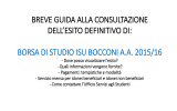 consultazione esito provvisorio domande borsa di studio isu bocconi