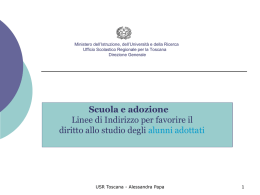 L`impegno per le famiglie adottive in Toscana. Lavorare insieme per