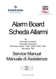 Service Manual Manuale di Assistenza