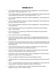 Normative CEI e UNI – Norme CEI 79 per sistemi di allarme antifurto