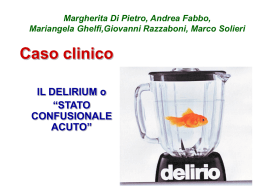 CASO CLINICO DELIRIUM
