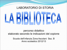 copione biblioteca 2 - Istituto Comprensivo Grottammare