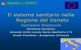 La Regione del Veneto è divisa in 21 Unità Locali Socio