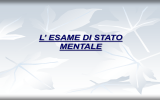 l`esame di stato mentale