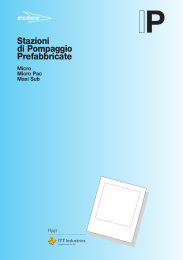 Stazioni di Pompaggio Prefabbricate