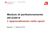 L`apprendimento nello sport