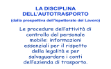 LA DISCIPLINA DELL`AUTOTRASPORTO.CORSO CONSULENTI