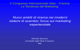Marketing esperienziale - Università degli Studi di Cassino