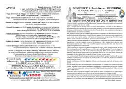 22 maggio 2016 - Parrocchia di Mestrino