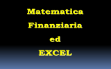 excel: matematica finanziaria