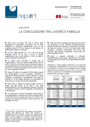 la conciliazione tra lavoro e famiglia