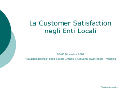 customer satisfaction