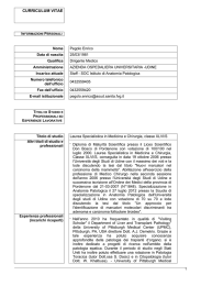 curriculum vitae - Ospedale di Udine