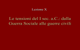 L`Italia nella tarda età repubblicana