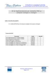 Kit di Implementazione per metodica FISH su campioni istologici e