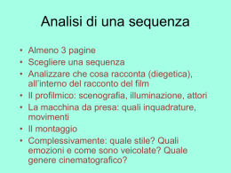 Cos`è un film? - Dipartimento di Psicologia