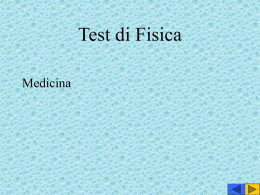 Test di Fisica