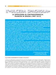 l`«ulcera spagnola - Esercito Italiano