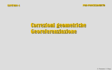 correzioni geometriche e georeferenziazione