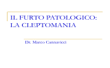 Il furto patologico : la cleptomania - Dr. Marco Cannavicci