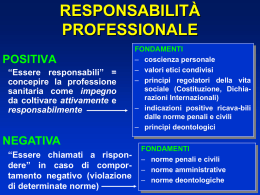 RESPONSABILITA` CIVILE