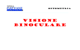 visione binoculare, deviazioni, motilità oculare