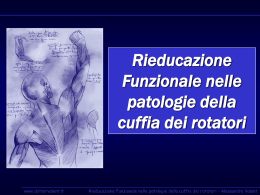 Rieducazione Funzionale nelle patologie della cuffia dei