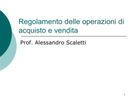 Regolamento a pronti (senza interessi)