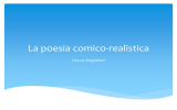 La poesia comico