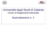 Esercitazione Ragioneria n°7 - Economia Aziendale a Catania