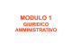 Modulo 1 Giuridico normativo