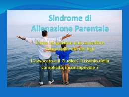 Sindrome d`Alienazione Genitoriale