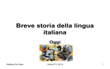 Breve storia della lingua italiana VI