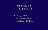 Capitolo 15 15.II Superlativi