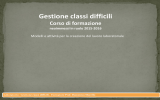 Diapositiva 1 - Formazione docenti neoassunti Regione Toscana