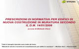 Pressoflessione per carichi laterali Muratura di nuova